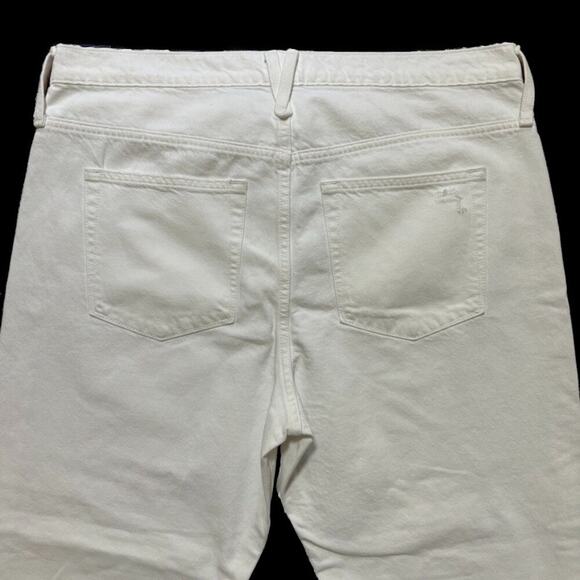 NWT J.CREW Slouchy Boyfriend Jeans in White READ DESCRIPTION SZ 16 - Picture 5 of 12